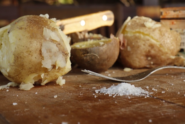 Bloemige aardappel