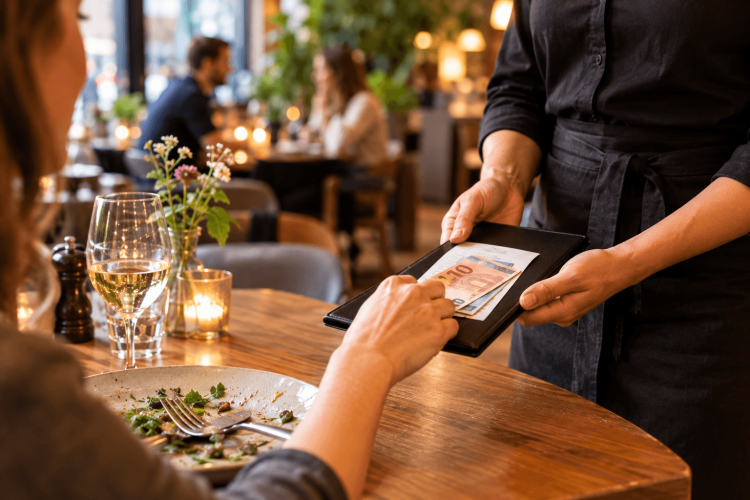 Hoeveel fooi geef je in een restaurant?