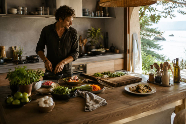 Koken op een eiland: wat het doet met je werkritme