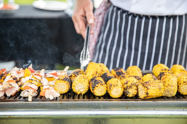 Maiskolf voor op de barbecue
