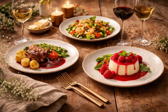 Een perfect 3-gangen menu samenstellen voor een etentje thuis