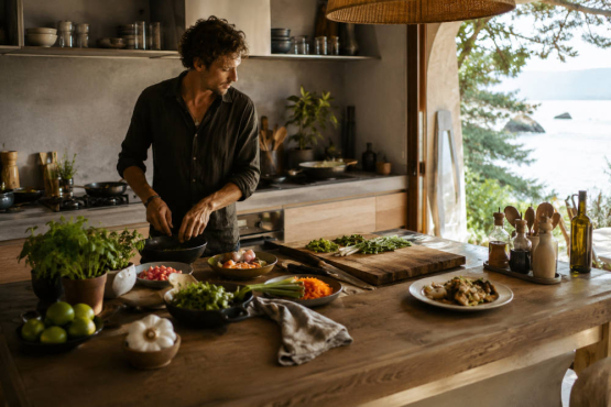 Koken op een eiland: wat het doet met je werkritme