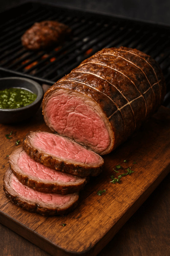 Rollade op de barbecue