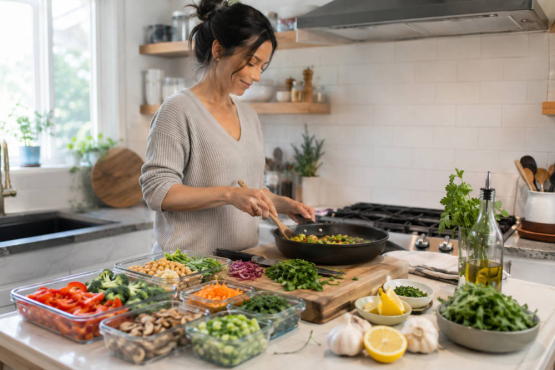 Slimmer koken met verse ingrediënten en minder keukenstress