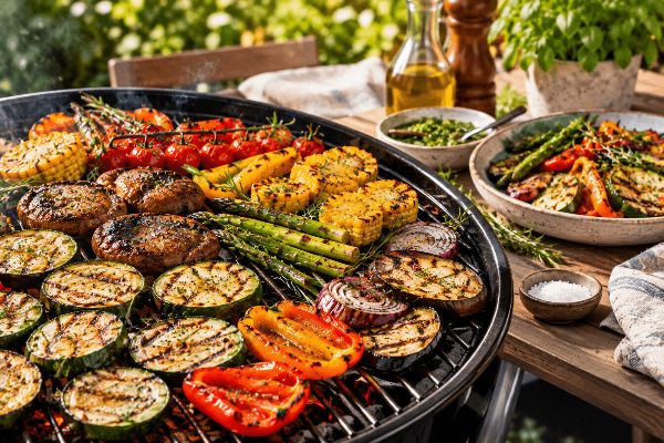 Groenten op de BBQ