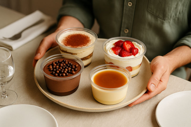 Geen tijd om zelf een toetje te maken voor je dinergasten? Zo los je dat op